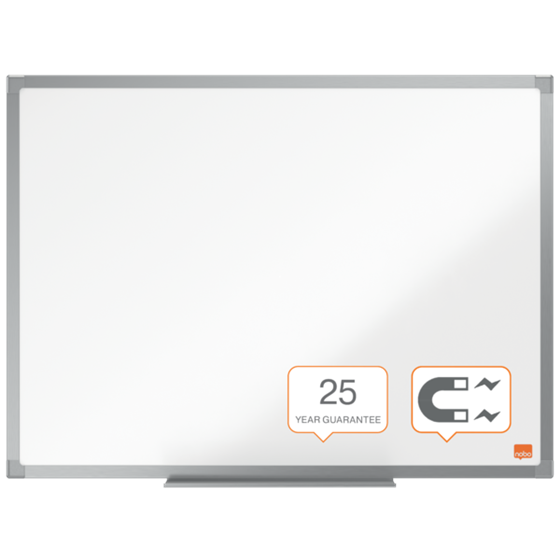 Pizarra Magnética De Acero Vitrificado Nobo Essence 600X450Mm Blanco