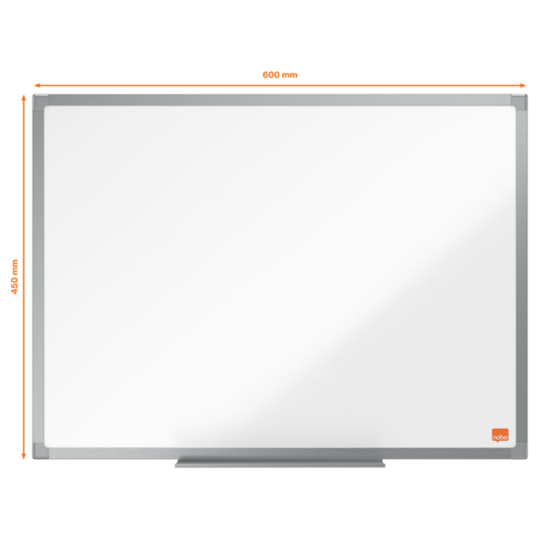 Pizarra Magnética De Acero Vitrificado Nobo Essence 600X450Mm Blanco