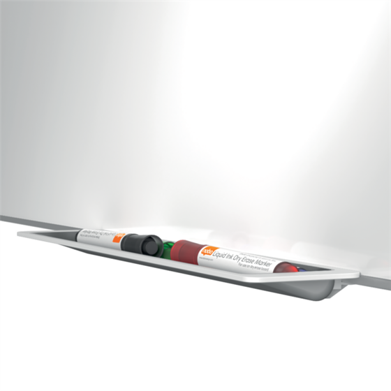 Pizarra Magnética De Acero Vitrificado Nobo Impression Pro De 2400X1200 Mm Blanco