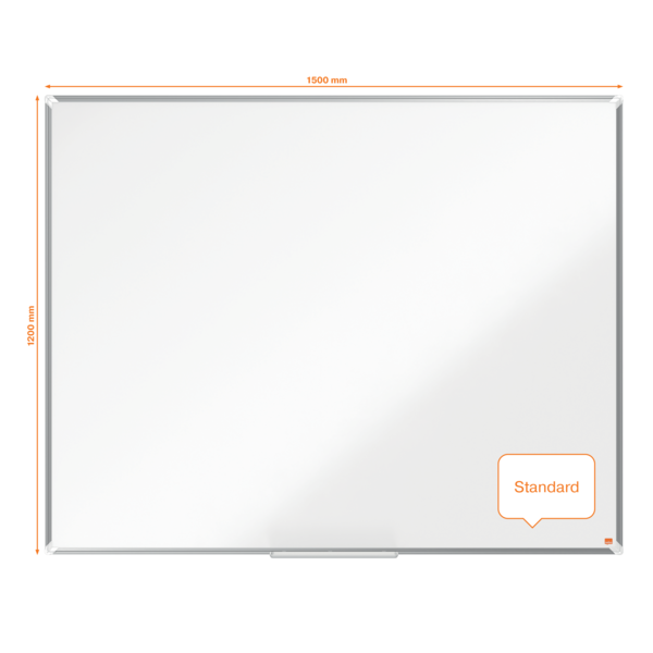 Pizarra Magnética De Acero Vitrificado Nobo Premium Plus De 1500X1200Mm Blanco