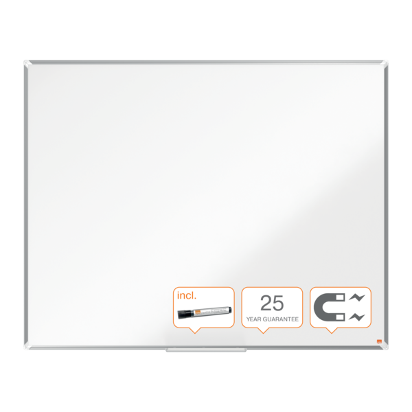 Pizarra Magnética De Acero Vitrificado Nobo Premium Plus De 1500X1200Mm Blanco