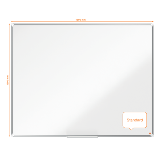 Pizarra Magnética De Acero Vitrificado Nobo Premium Plus De 1500X1200Mm Blanco
