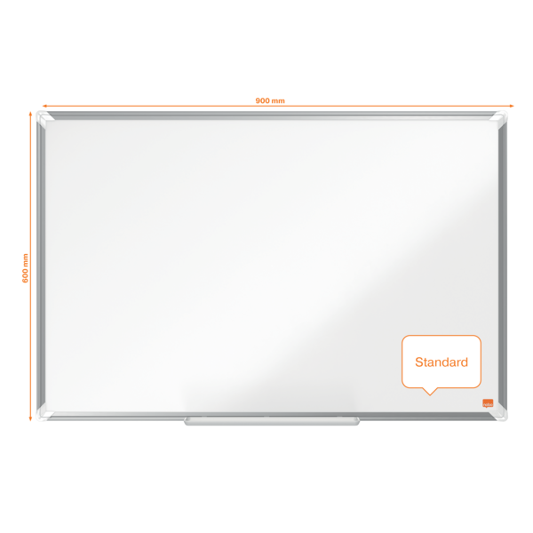 Pizarra Magnética De Acero Vitrificado Nobo Premium Plus De 900X600Mm Blanco