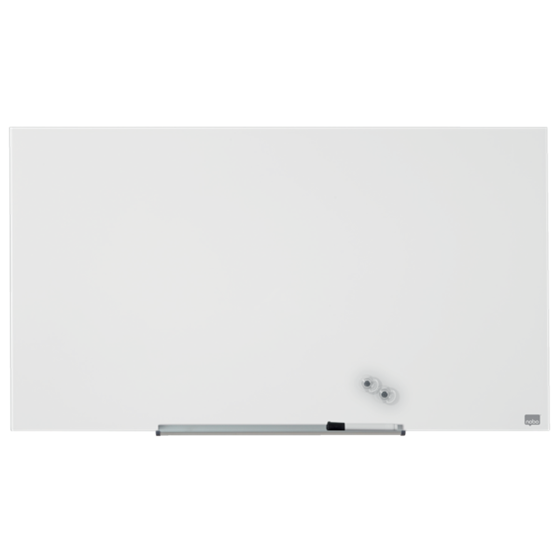 Pizarra Magnética De Cristal Nobo Impression Pro De 1000X560Mm Blanco Brillante