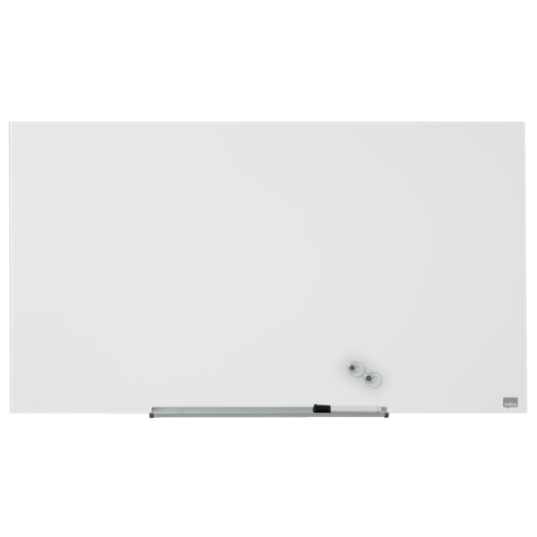 Pizarra Magnética De Cristal Nobo Impression Pro De 1000X560Mm Blanco Brillante