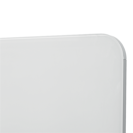 Pizarra Magnética De Cristal Nobo Impression Pro De 1000X560Mm Con Bandeja Para Rotuladores Oculta Blanco Brillante