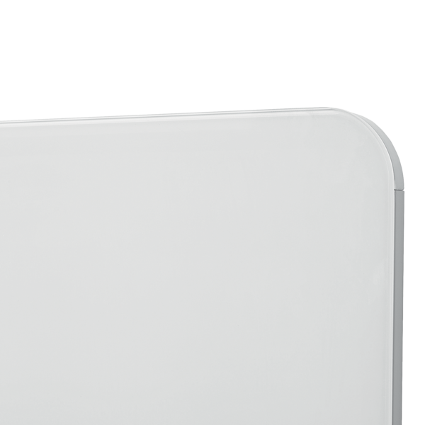 Pizarra Magnética De Cristal Nobo Impression Pro De 1000X560Mm Con Bandeja Para Rotuladores Oculta Blanco Brillante