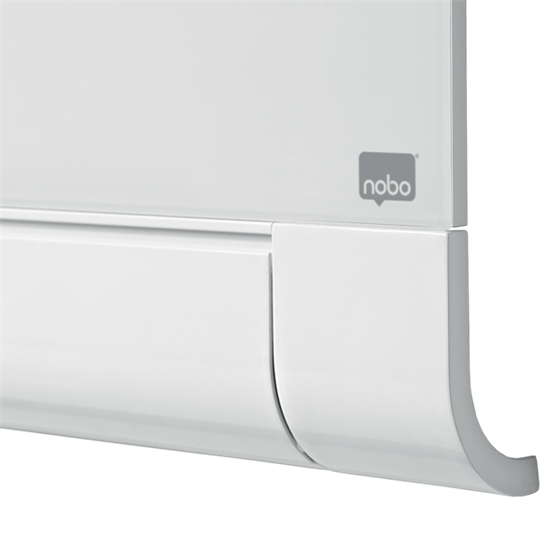 Pizarra Magnética De Cristal Nobo Impression Pro De 1000X560Mm Con Bandeja Para Rotuladores Oculta Blanco Brillante