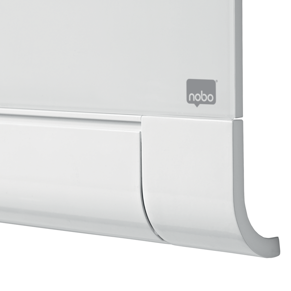 Pizarra Magnética De Cristal Nobo Impression Pro De 1000X560Mm Con Bandeja Para Rotuladores Oculta Blanco Brillante