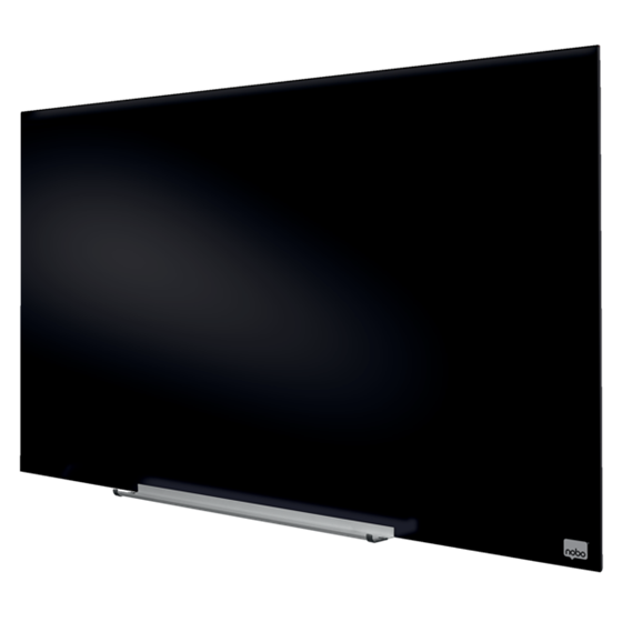 Pizarra Magnética De Cristal Nobo Impression Pro De 1000X560Mm Negro