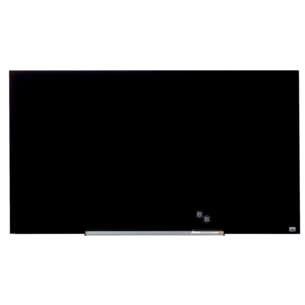 Pizarra Magnética De Cristal Nobo Impression Pro De 1260X710Mm Negro