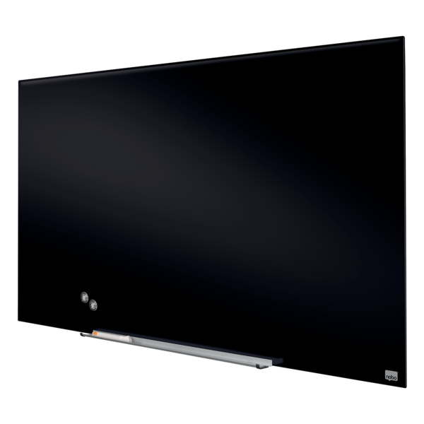 Pizarra Magnética De Cristal Nobo Impression Pro De 1260X710Mm Negro