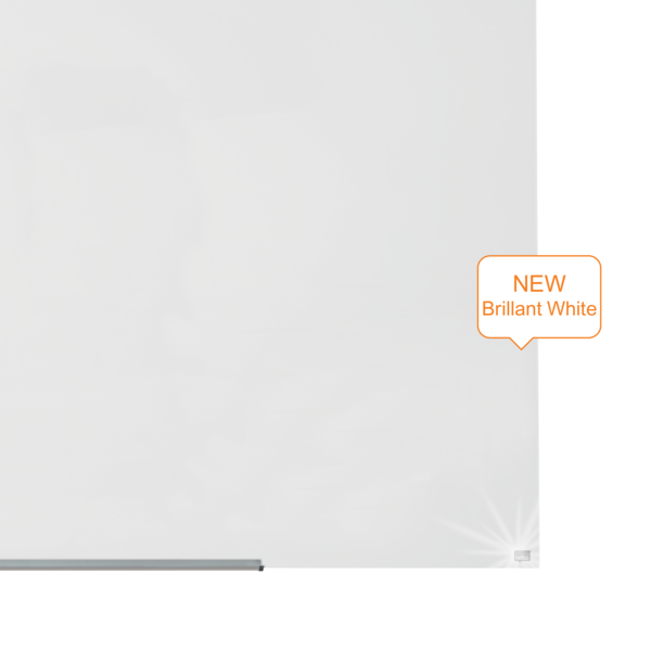 Pizarra Magnética De Cristal Nobo Impression Pro De 1900X1000Mm Blanco Brillante