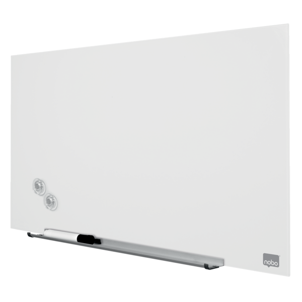 Pizarra Magnética De Cristal Nobo Impression Pro De 680X380Mm Blanco Brillante