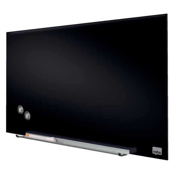 Pizarra Magnética De Cristal Nobo Impression Pro De 680X380Mm Negro