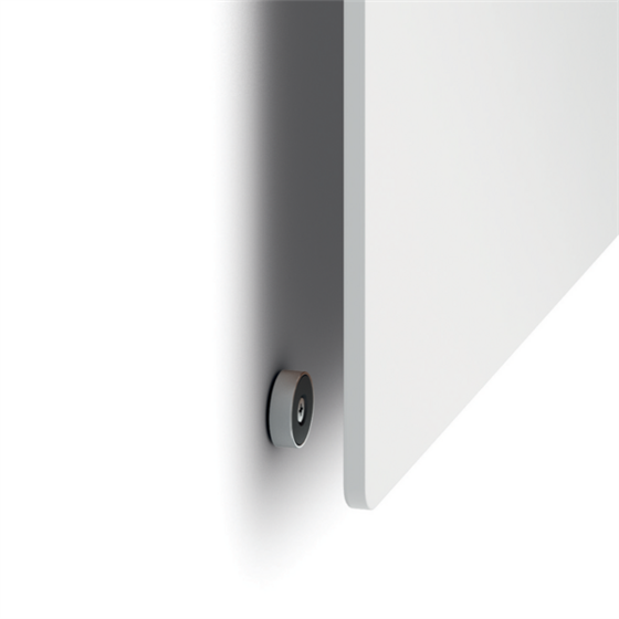 Pizarra Magnética Modular Sin Marco Nobo 450X450Mm Blanco