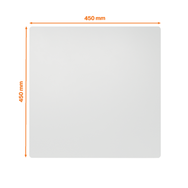 Pizarra Magnética Modular Sin Marco Nobo 450X450Mm Blanco