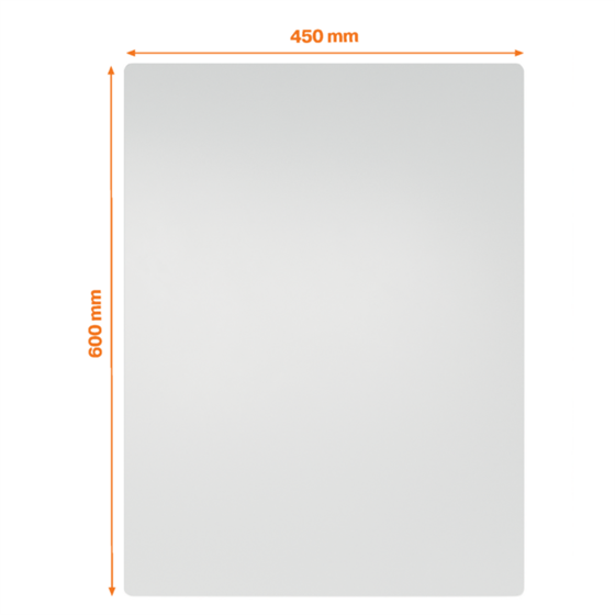 Pizarra Magnética Modular Sin Marco Nobo 600X450Mm Blanco