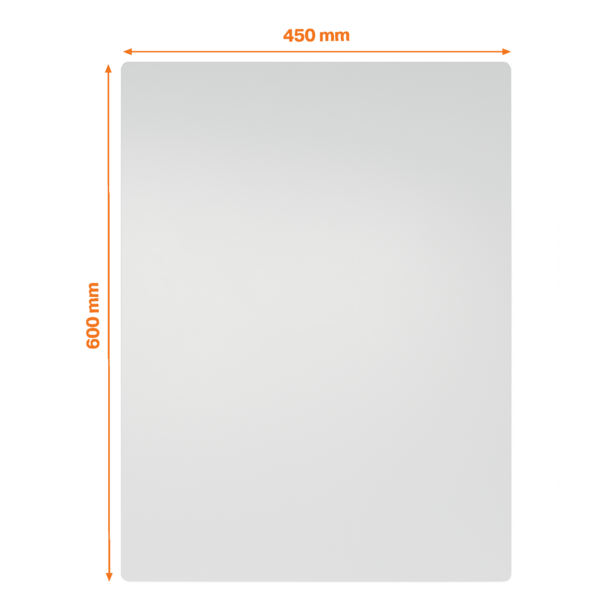 Pizarra Magnética Modular Sin Marco Nobo 600X450Mm Blanco