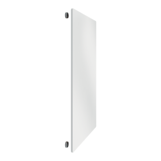 Pizarra Magnética Modular Sin Marco Nobo 600X450Mm Blanco