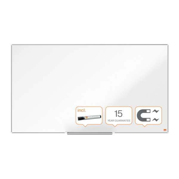 Pizarra Magnética Nano Clean™ De Formato Panorámico Nobo Impression Pro De 1220X690Mm Blanco