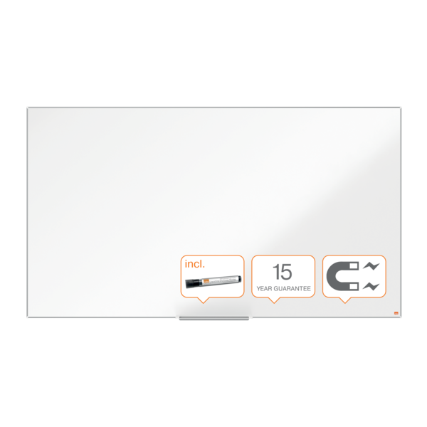 Pizarra Magnética Nano Clean™ De Formato Panorámico Nobo Impression Pro De 1880X1060Mm Blanco