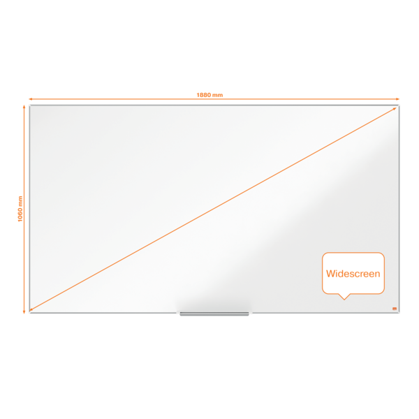 Pizarra Magnética Nano Clean™ De Formato Panorámico Nobo Impression Pro De 1880X1060Mm Blanco