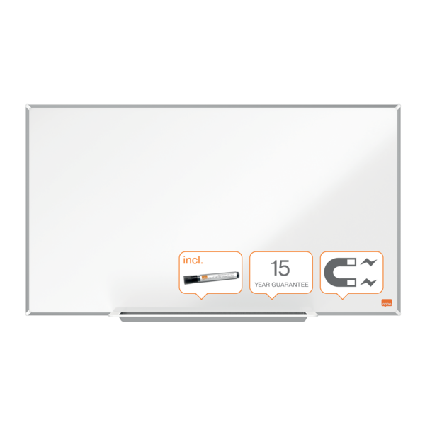 Pizarra Magnética Nano Clean™ De Formato Panorámico Nobo Impression Pro De 710X400Mm Blanco