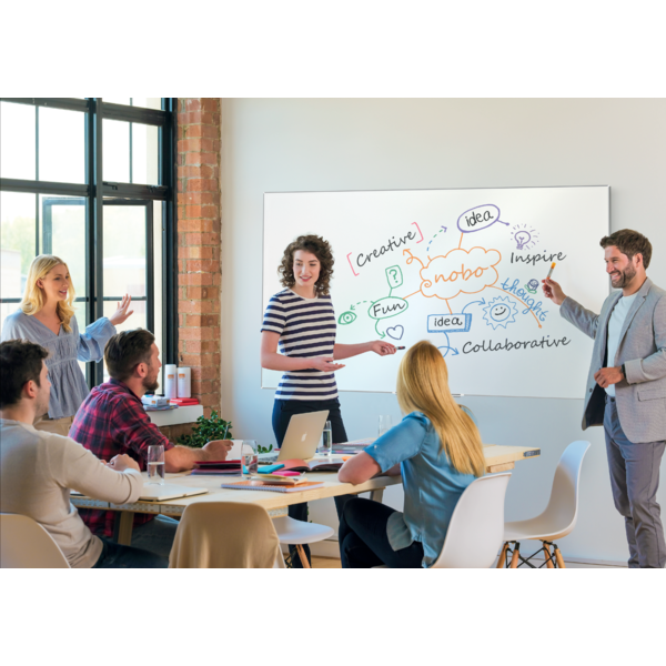 Pizarra Magnética Nano Clean™ Nobo Impression Pro De 1200X900Mm Blanco