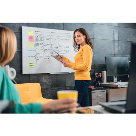 Pizarra Magnética Nano Clean™ Nobo Impression Pro De 1200X900Mm Blanco