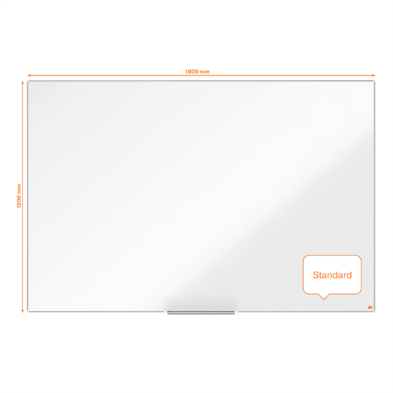 Pizarra Magnética Nano Clean™ Nobo Impression Pro De 1800X1200Mm Blanco