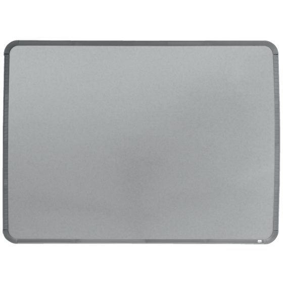 Pizarra Magnética Pequeña Nobo Con Marco Plateado Slim 580X430 Mm Plata