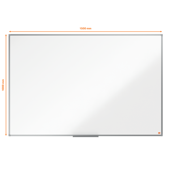 Pizarra Nobo Essence Melamina1500X1000Mm, Blanco Blanco