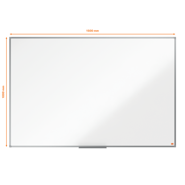 Pizarra Nobo Essence Melamina1500X1000Mm, Blanco Blanco