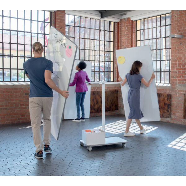 Pizarra Portátil Para El Sistema De Colaboración Move & Meet De Nobo 1800X900 Mm Blanco