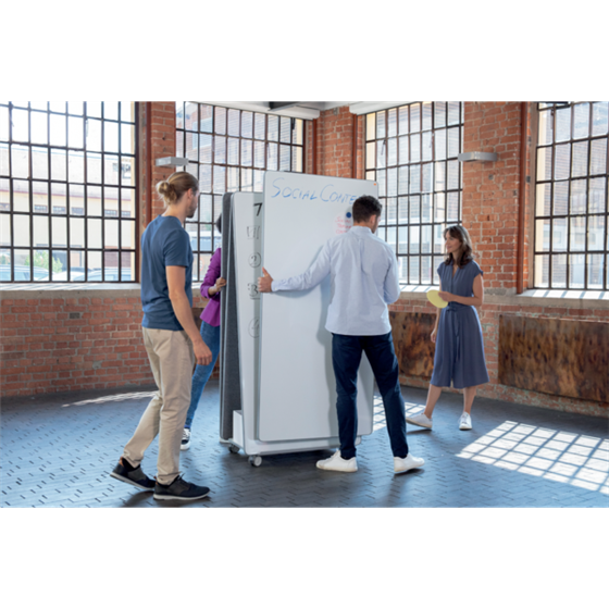 Pizarra Portátil Para El Sistema De Colaboración Move & Meet De Nobo 1800X900 Mm Blanco