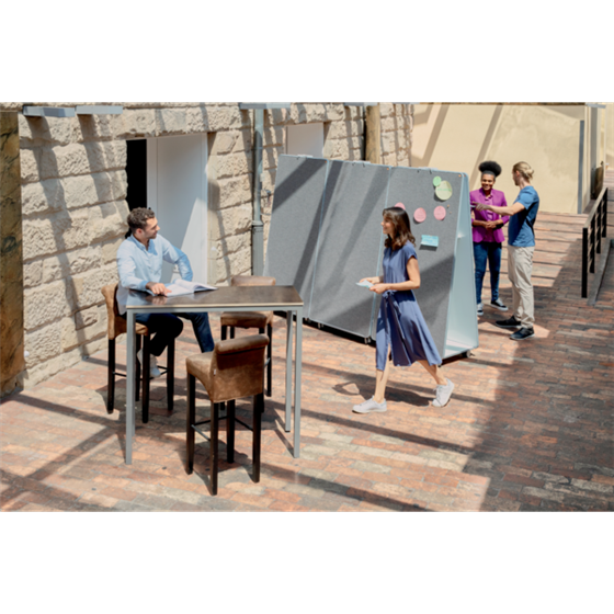 Pizarra Portátil Para El Sistema De Colaboración Move & Meet De Nobo 1800X900 Mm Blanco