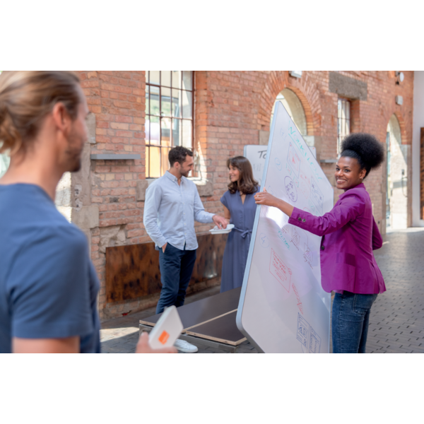 Pizarra Portátil Para El Sistema De Colaboración Move & Meet De Nobo 1800X900 Mm Blanco