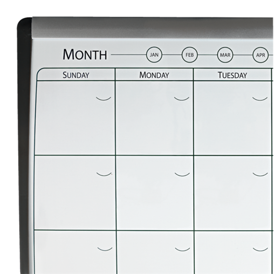 Planificador De Pizarra Magnética Pequeña Nobo Con Tablero De Anuncios De Corcho 585X430 Mm Blanco