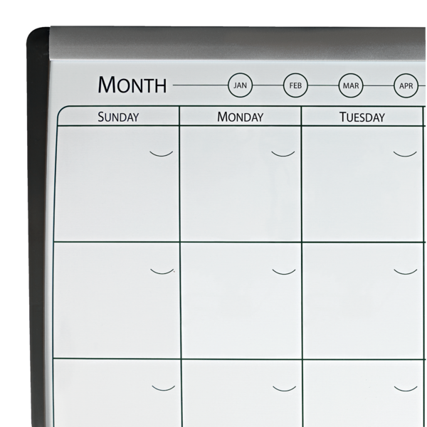 Planificador De Pizarra Magnética Pequeña Nobo Con Tablero De Anuncios De Corcho 585X430 Mm Blanco