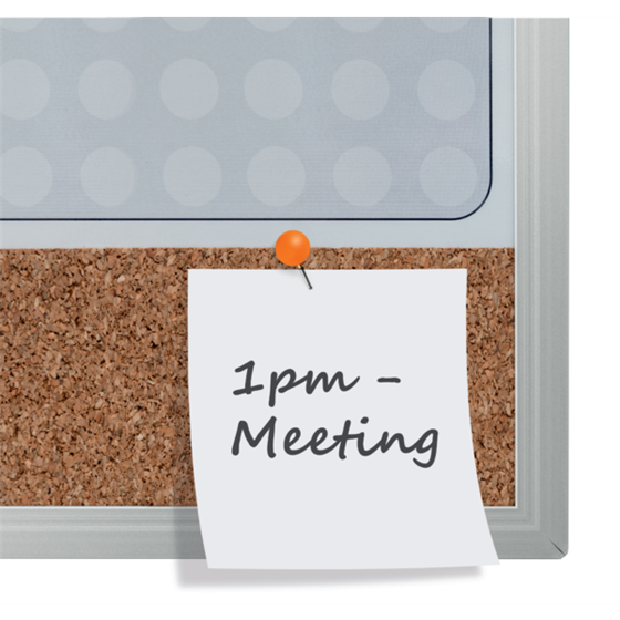 Planificador Semanal De Pizarra Magnética Pequeña De 585X190 Mm De Nobo Gris
