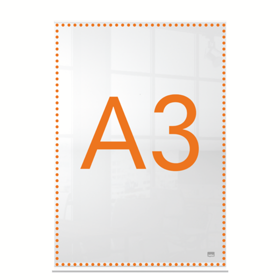 Porta Póster Acrílico Transparente De Sobremesa, A3 Transparente
