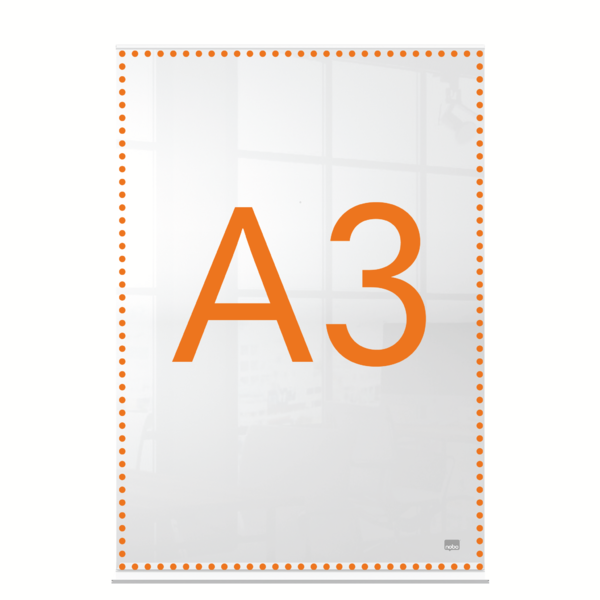 Porta Póster Acrílico Transparente De Sobremesa, A3 Transparente
