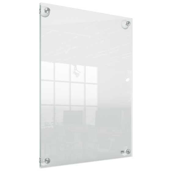 Porta Póster Acrílico Transparente Mural Removible, A3 Transparente