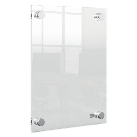Porta Póster Acrílico Transparente Mural, A5 Transparente