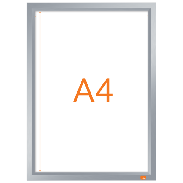 Porta Pósters Con Marco De Clip De Aluminio A4 Blanco