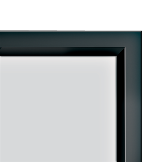 Porta Pósters Con Marco De Clip De Color Gris Grafito A4 Blanco