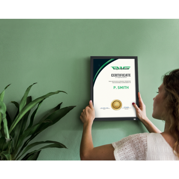 Porta Pósters Con Marco De Clip De Color Gris Grafito A4 Blanco