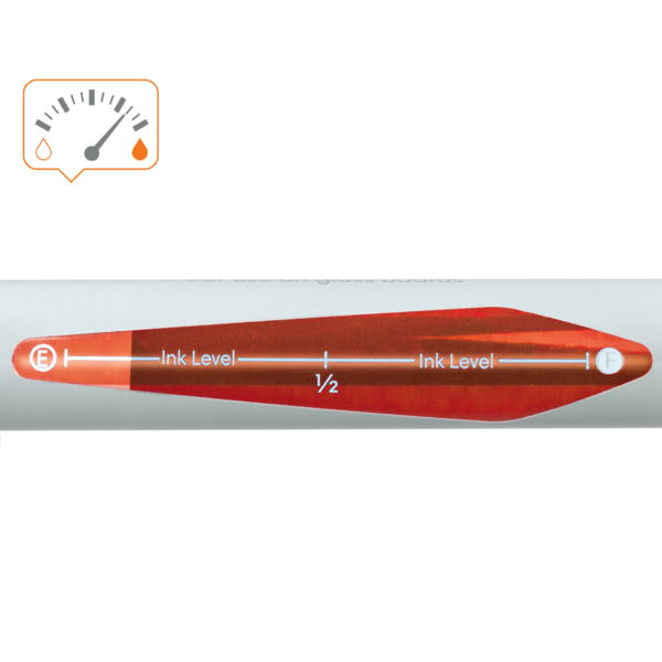 Rotuladores De Tinta Líquida Nobo Con Punta Biselada, 10 Unidades Rojo