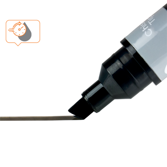 Rotuladores De Tinta Líquida Nobo Con Punta Biselada, 10 Unidades Surtidos